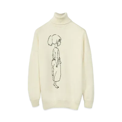LOEWE x Spirited Away Chihiro High Neck Sweater In Wool