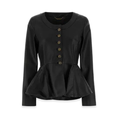 Chloe Women's Leather Jacket "Black"