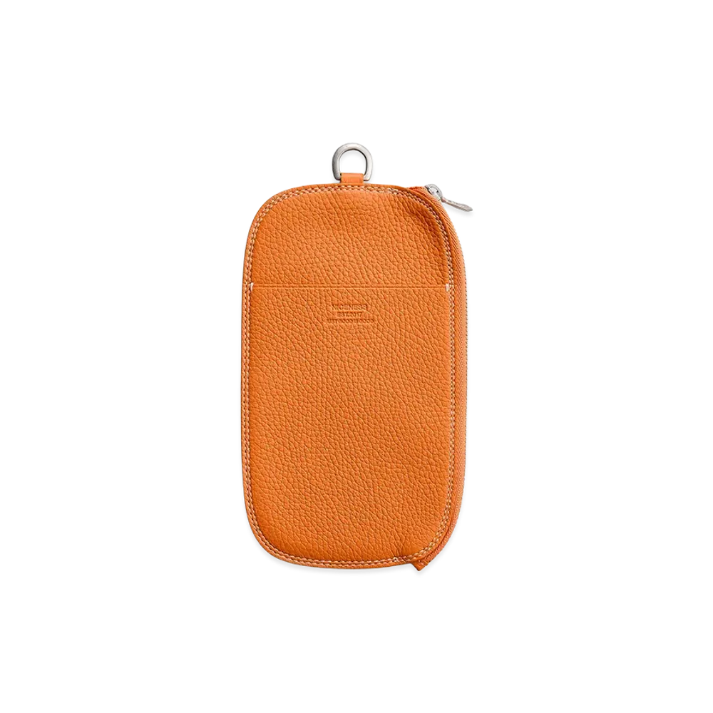 NICENESS H.Klaus Cow Leather Gadget Case "Orange"