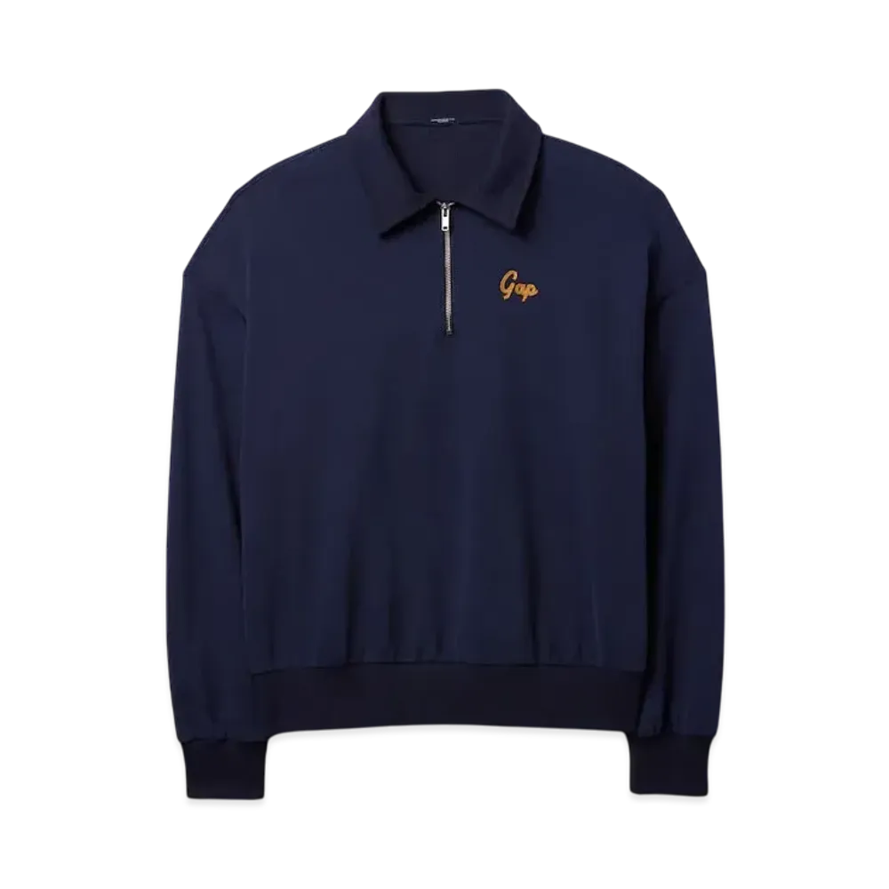 GAP Vintage Soft Gap Logo Polo Sweat Trainer "Navy Uniform"