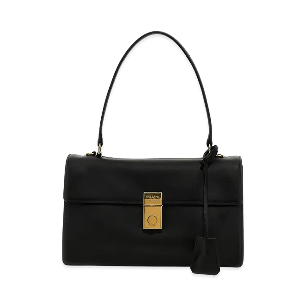 PRADA Women's 'Soft Sound' Shoulder Bag "Black"