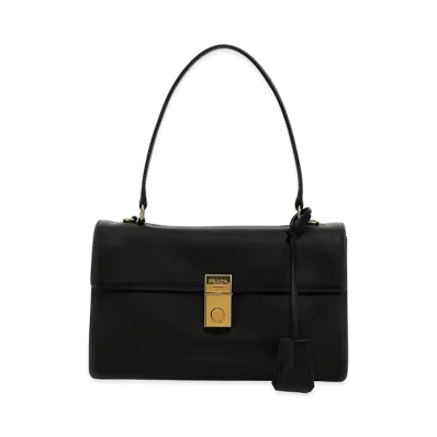 PRADA Women's 'Soft Sound' Shoulder Bag "Black"