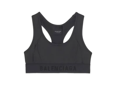 BALENCIAGA Women's 3B Sports Icon Athletic Sports Bra "Black"