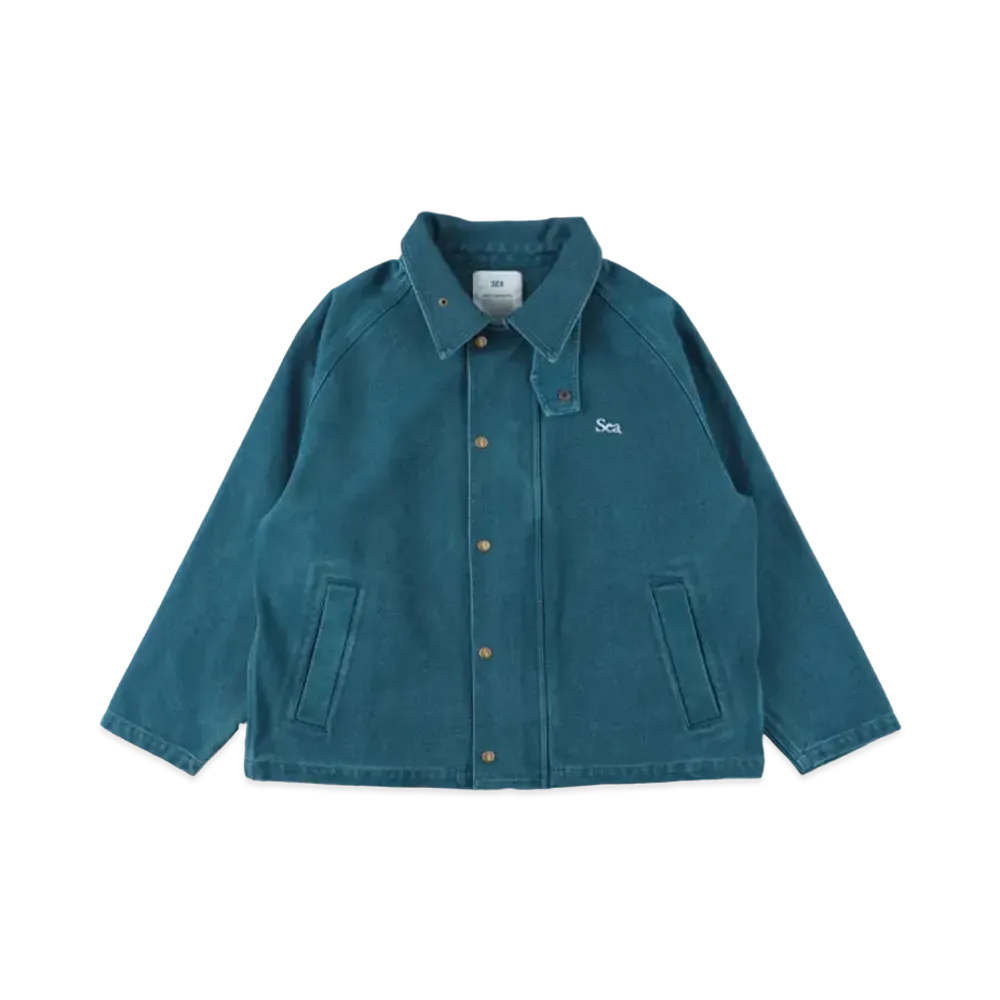 WIND AND SEA SDT Duck Canvas Riding Jacket "Blue"