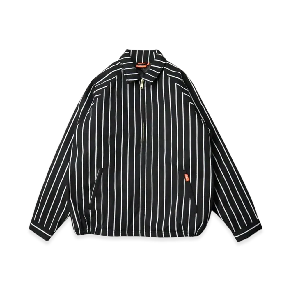 COOKMAN Delivery Jacket Extra Warm "Stripe/Black"