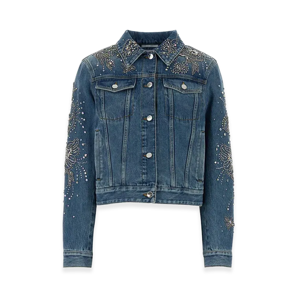 GUCCI Women's Denim Jacket "Blue"