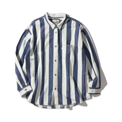 Levi's SILVERTAB OVERSIZE STRIPE SHIRT "Indigo"