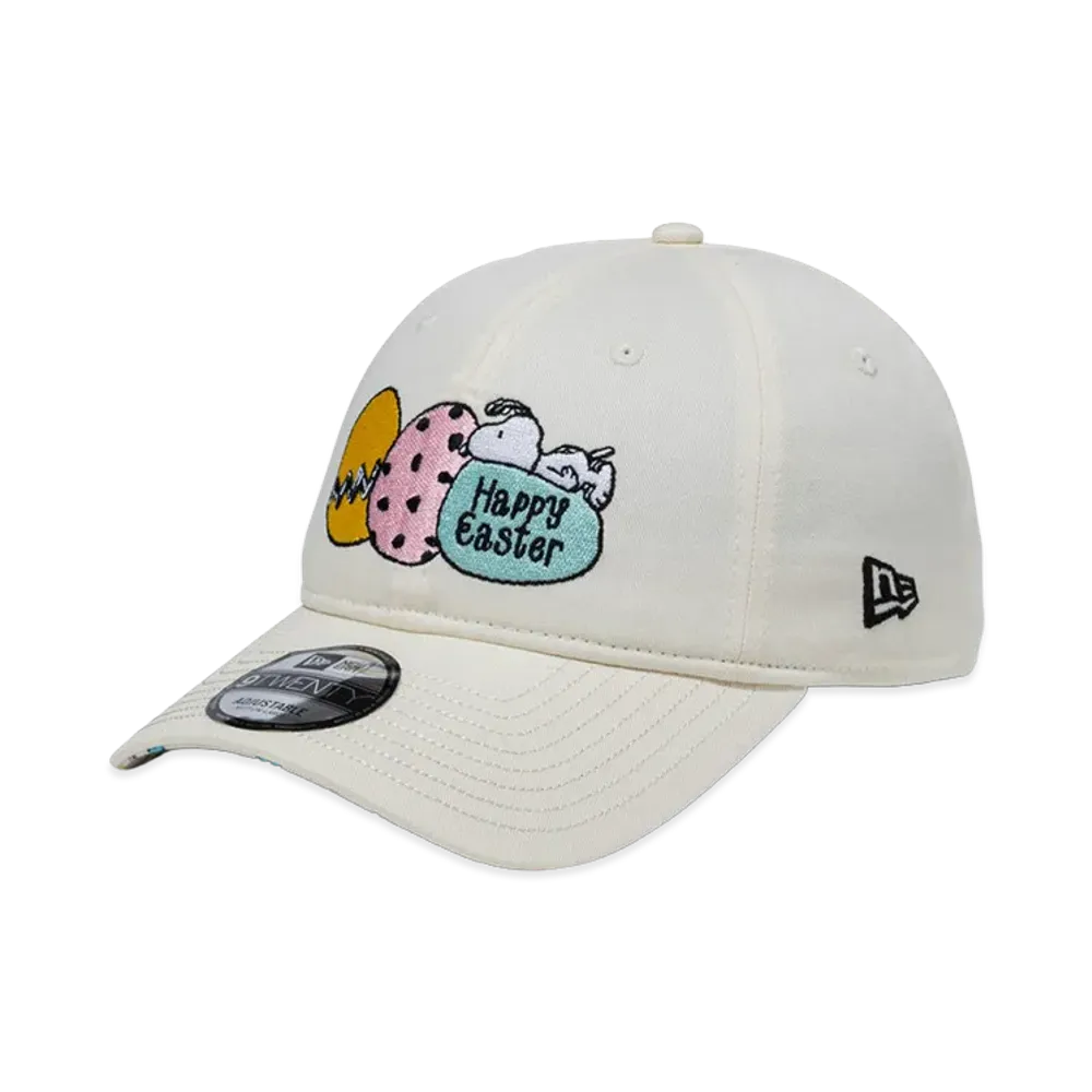 NEW ERA x PEANUTS 9Twenty Easter Snoopy "Chrome White"