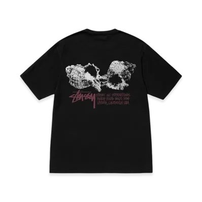 Stussy Shells Tee Pigment Dyed "Black"