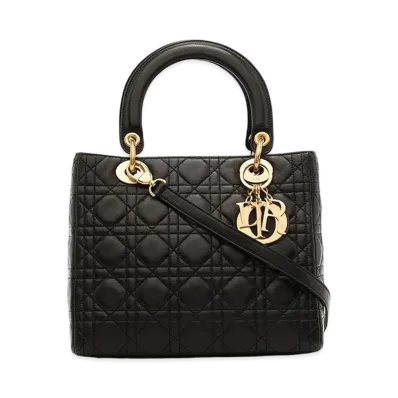 Dior Medium Lady Dior My ABCDior Bag "Black"