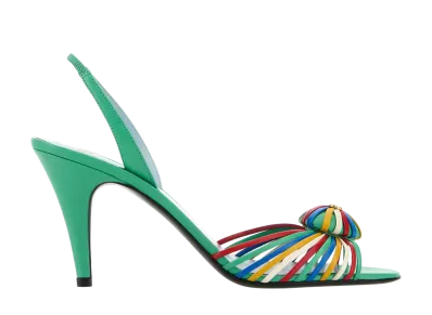 Valentino Garavani Women's Multicolor Leather Royal Sandals "Multicoloured"