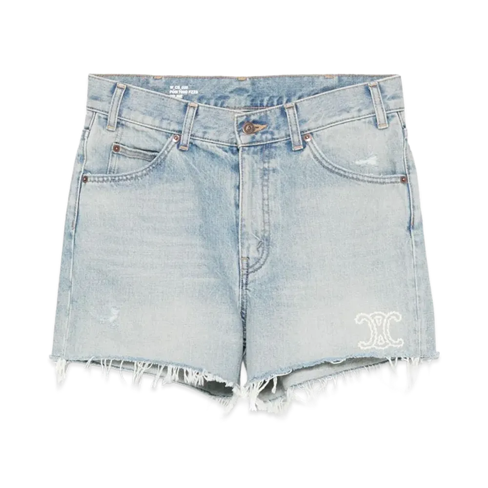 CELINE Women's Capsule Shorts "Blue"