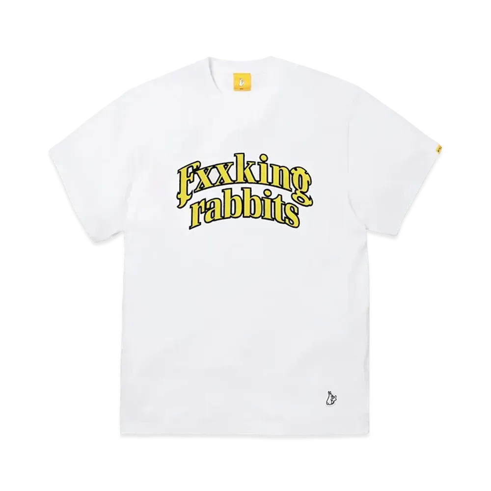 FR2 Fxxking Rabbits Arch Logo T-Shirt "White"