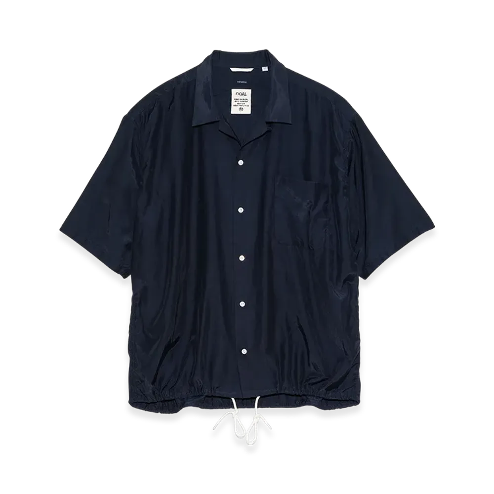 nanamica Open Collar S/S Shirt "Navy"