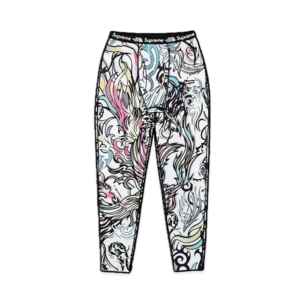 Supreme x The North Face Base Layer Pant "Multicolor Dragon"