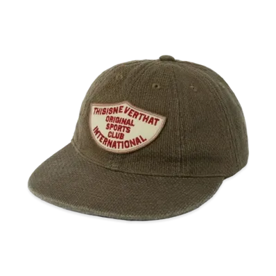 thisisneverthat Washed Dobby Patch Cap "Olive"