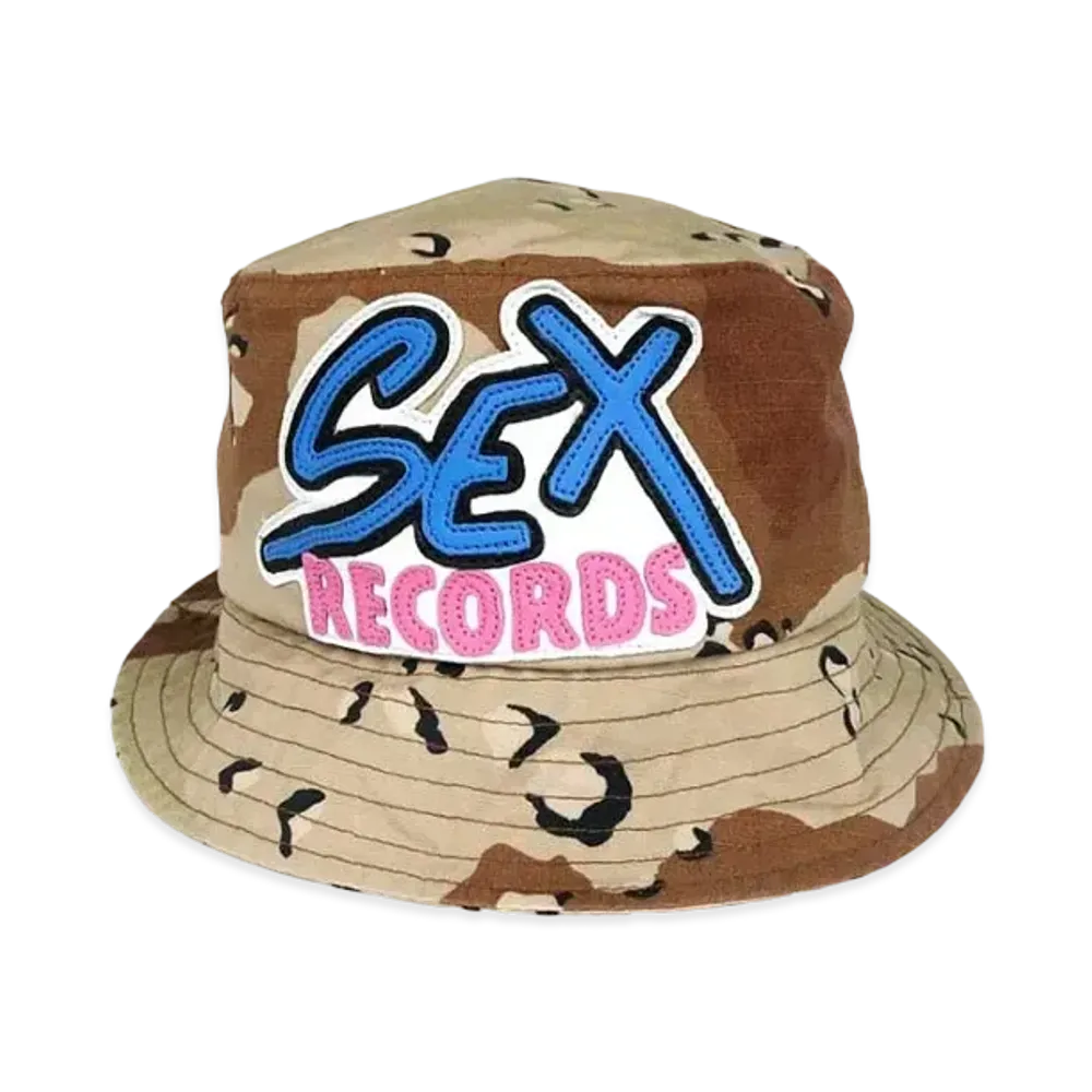 Chrome Hearts Sex Records Backet Hat "Chip Camo"
