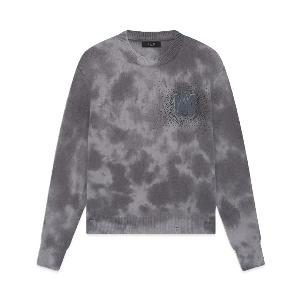AMIRI Crystal Crewneck "Faded Black"