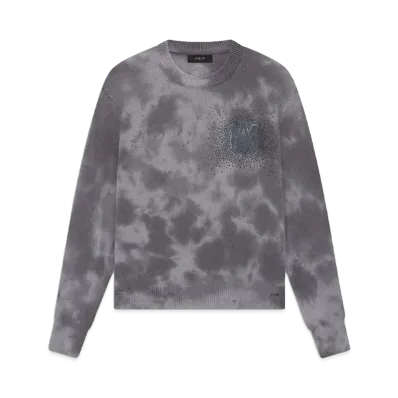 AMIRI Crystal Crewneck "Faded Black"