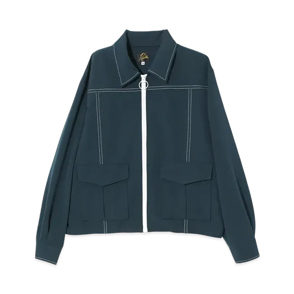 NEEDLES Stitched Sport Jacket - Poly Light Double Cloth "Green"