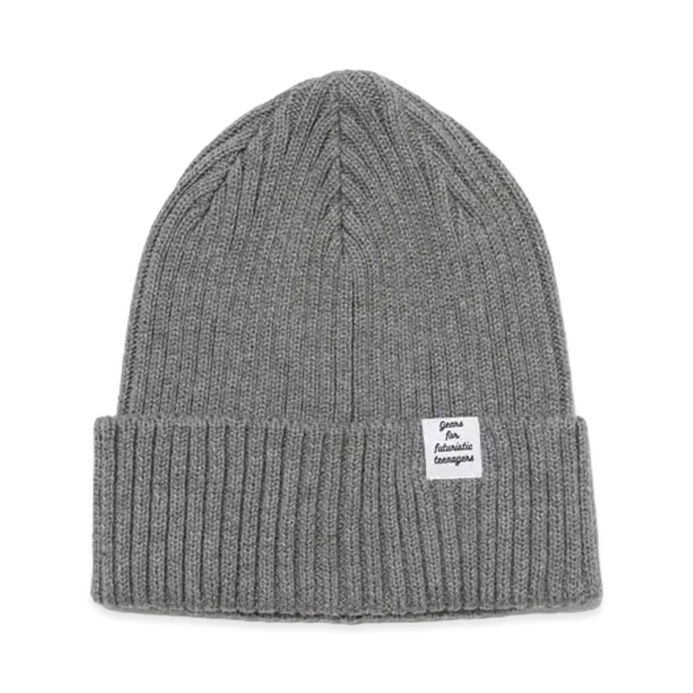 HUMAN MADE Cotton Rib Beanie "Gray"