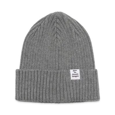 HUMAN MADE Cotton Rib Beanie "Gray"
