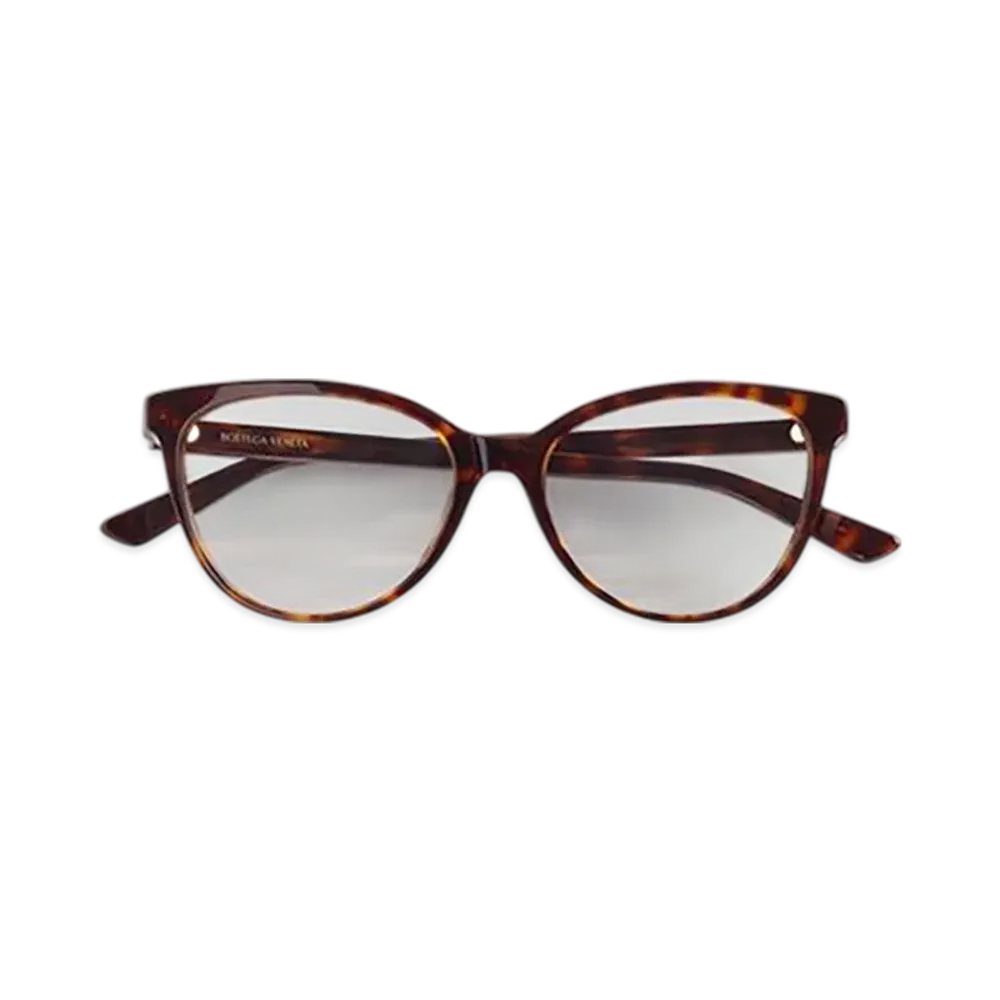 Bottega Veneta Classic Cat Eye Eyeglasses "Havana/Transparent"