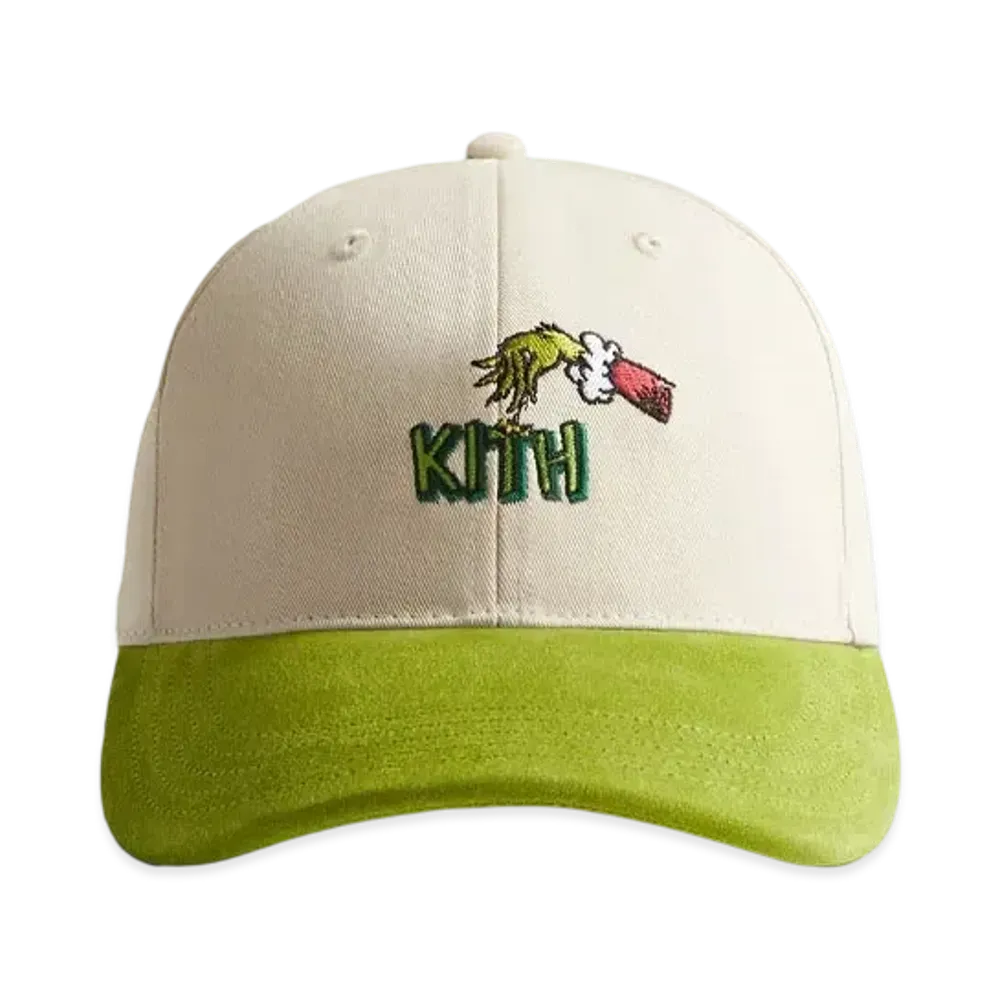 Kith x The Grinch Suede Brim Aaron Cap "Matcha"