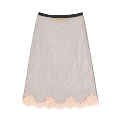 Valentino Women's Skirt "Grey/Neutrals"