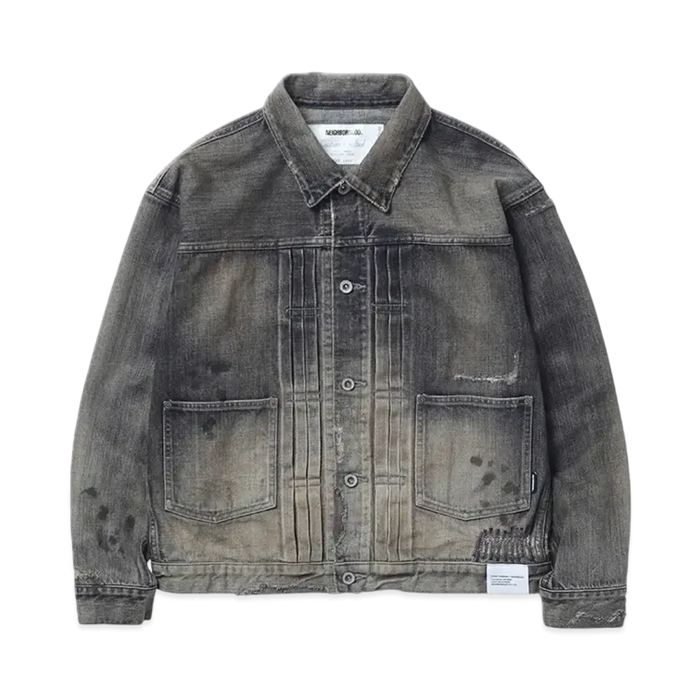 NEIGHBORHOOD Savage Denim Type-1 Jacket Mod "Black"