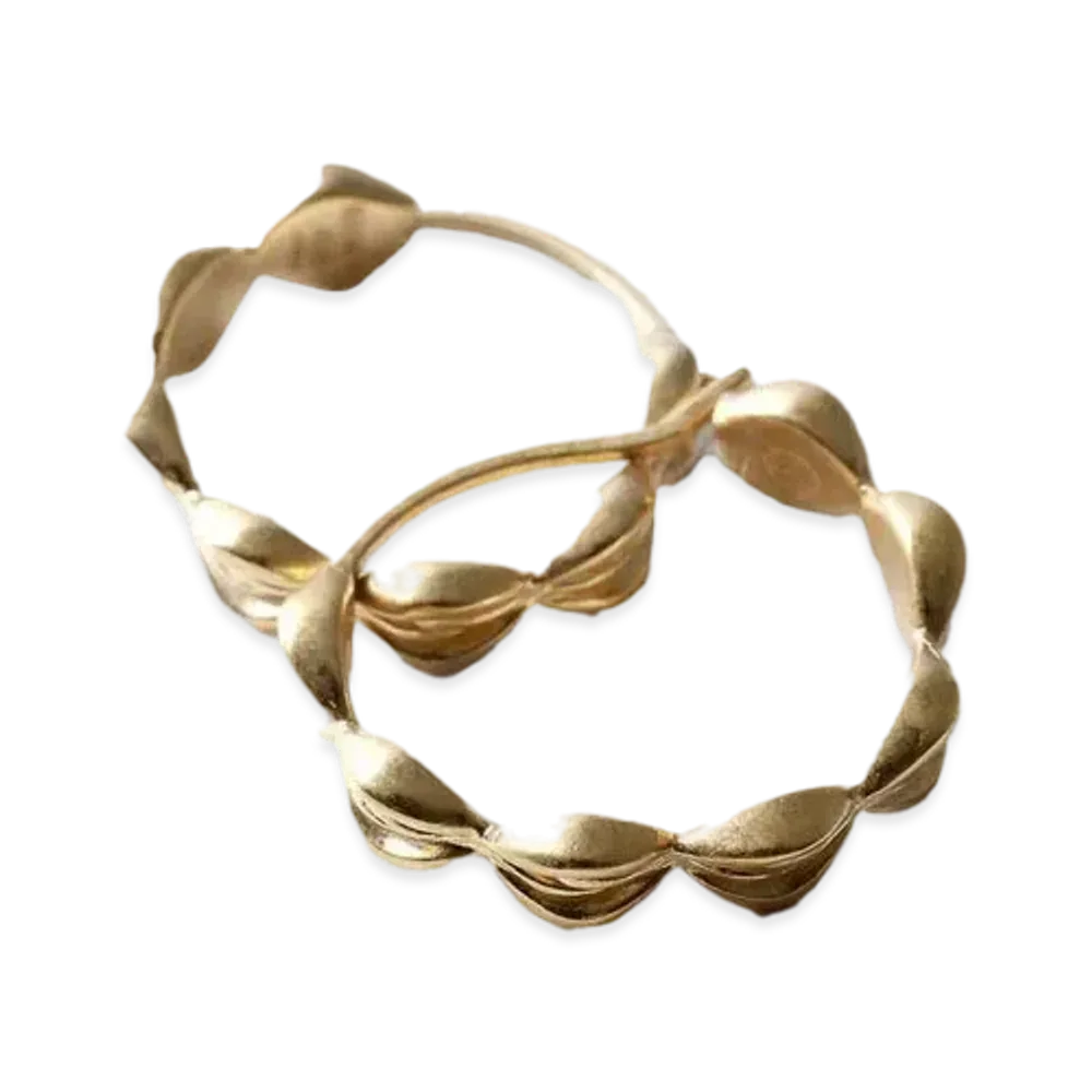 Maison Margiela Timeless Hoop Earring "Gold"