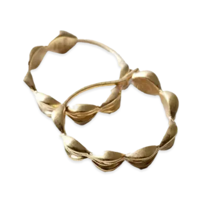 Maison Margiela Timeless Hoop Earring "Gold"
