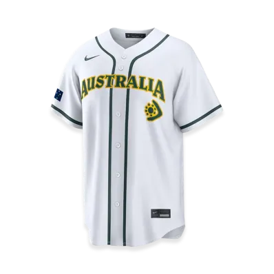 Nike 2026WBC World Baseball Classic Australia Baseball Home Stadium Jersey "White"