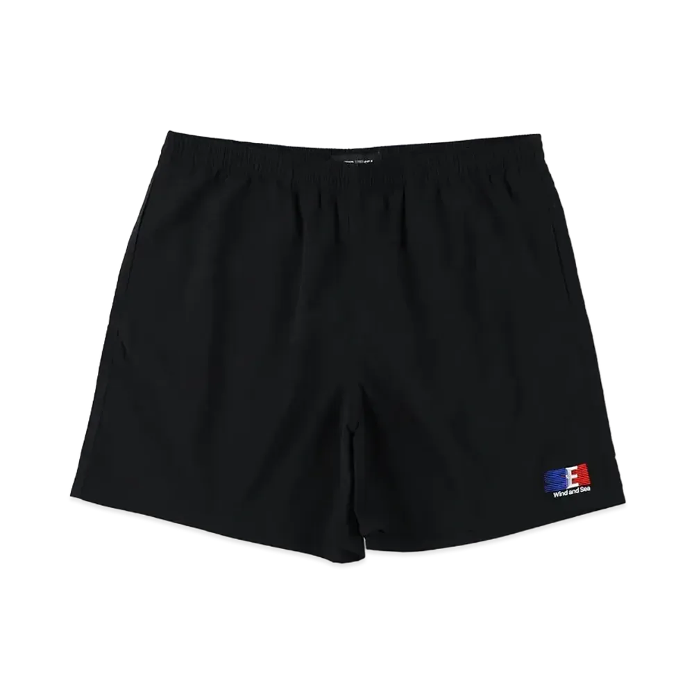 WIND AND SEA tricolore Slide Sea Nylon Short "Black"