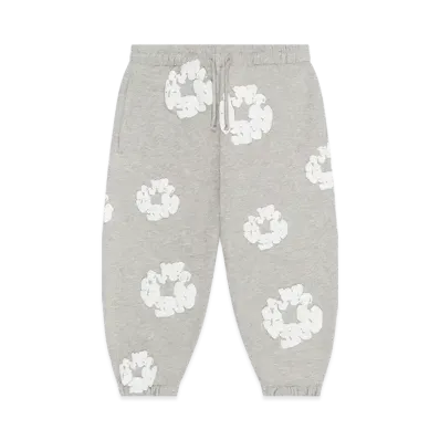 DENIM TEARS Kids Cotton Wreath Sweatpants "Grey"