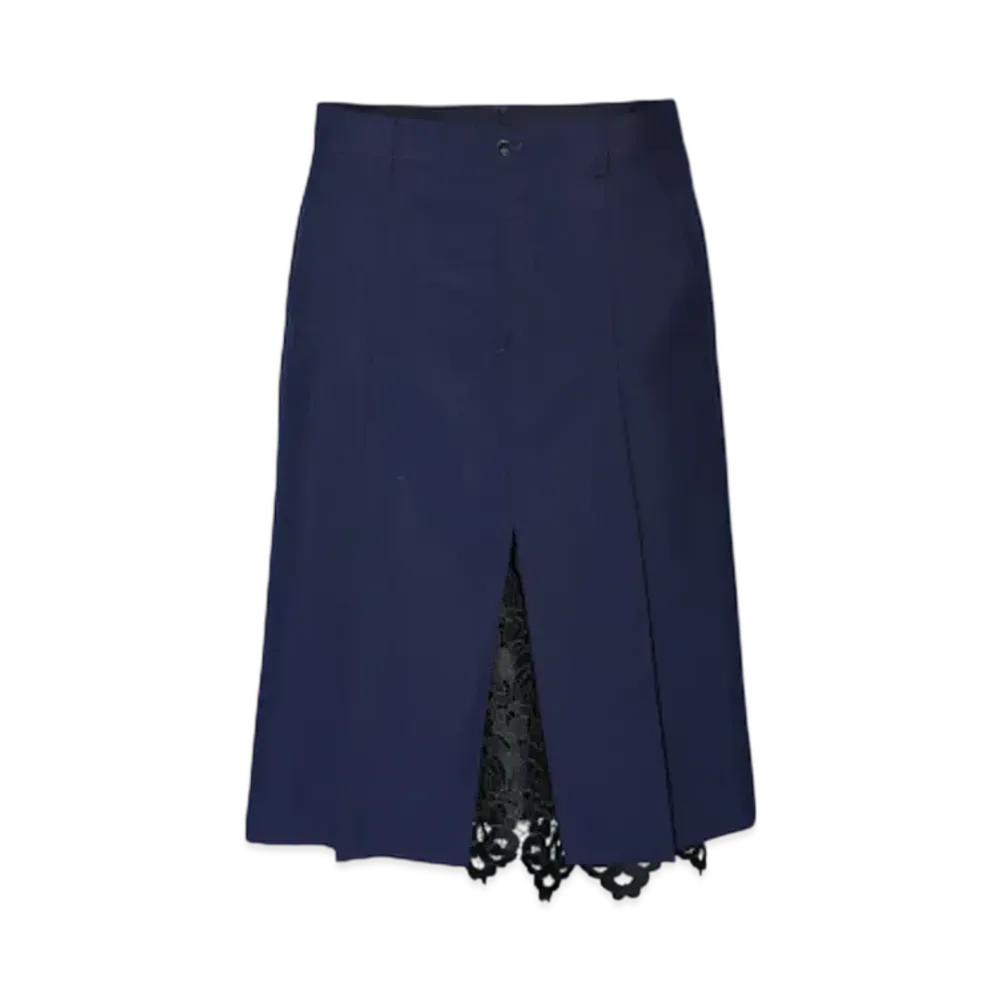 TOGA VIRILIS OX Lace Skirt "Navy" TP242-FG217