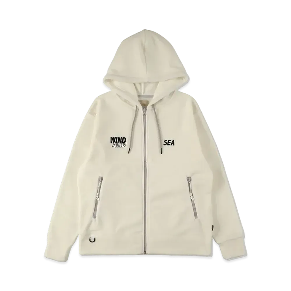 WIND AND SEA WDS-EX Polartech Fleece Jacket "White"