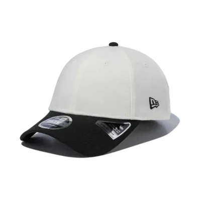 NEW ERA 9Forty Stretch Snap Basic "Chrome White/Black"