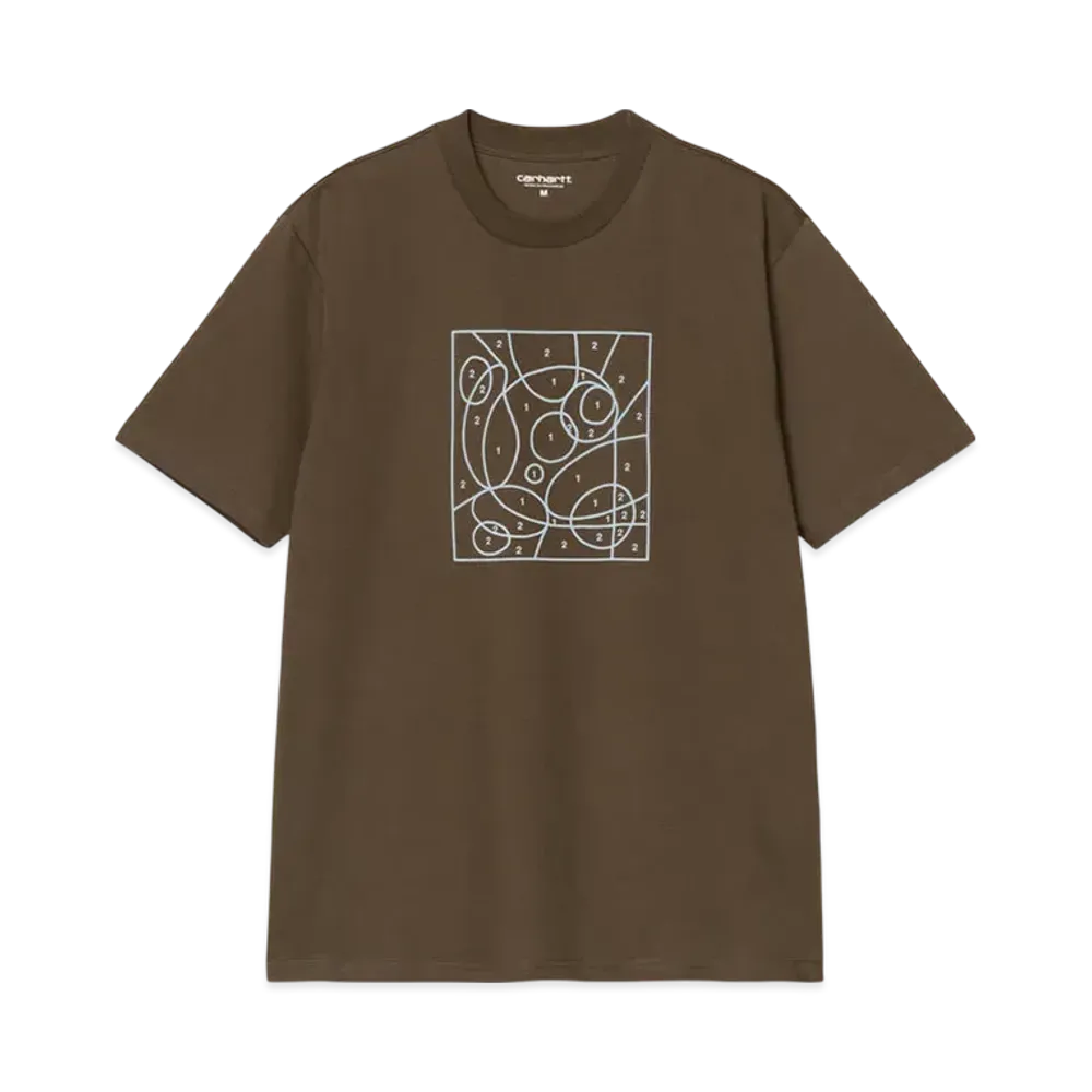 Carhartt WIP S/S By The Numbers T-Shirt "Liberica/Air Sky"