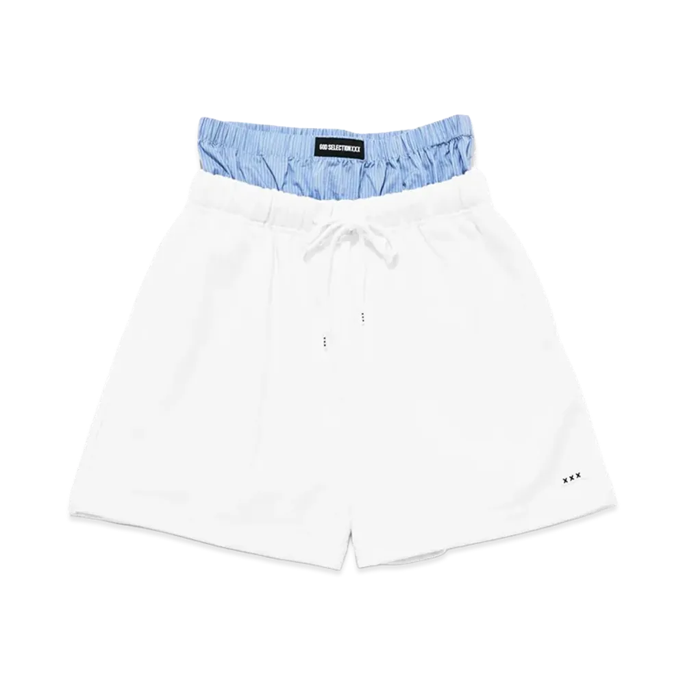 GOD SELECTION XXX Women's Short Pants GXL-S26-PT-02 "White"