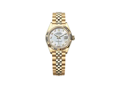 ROLEX Lady-Datejust 28mm Yellow Gold 279178 "White Mother-of-Pearl"