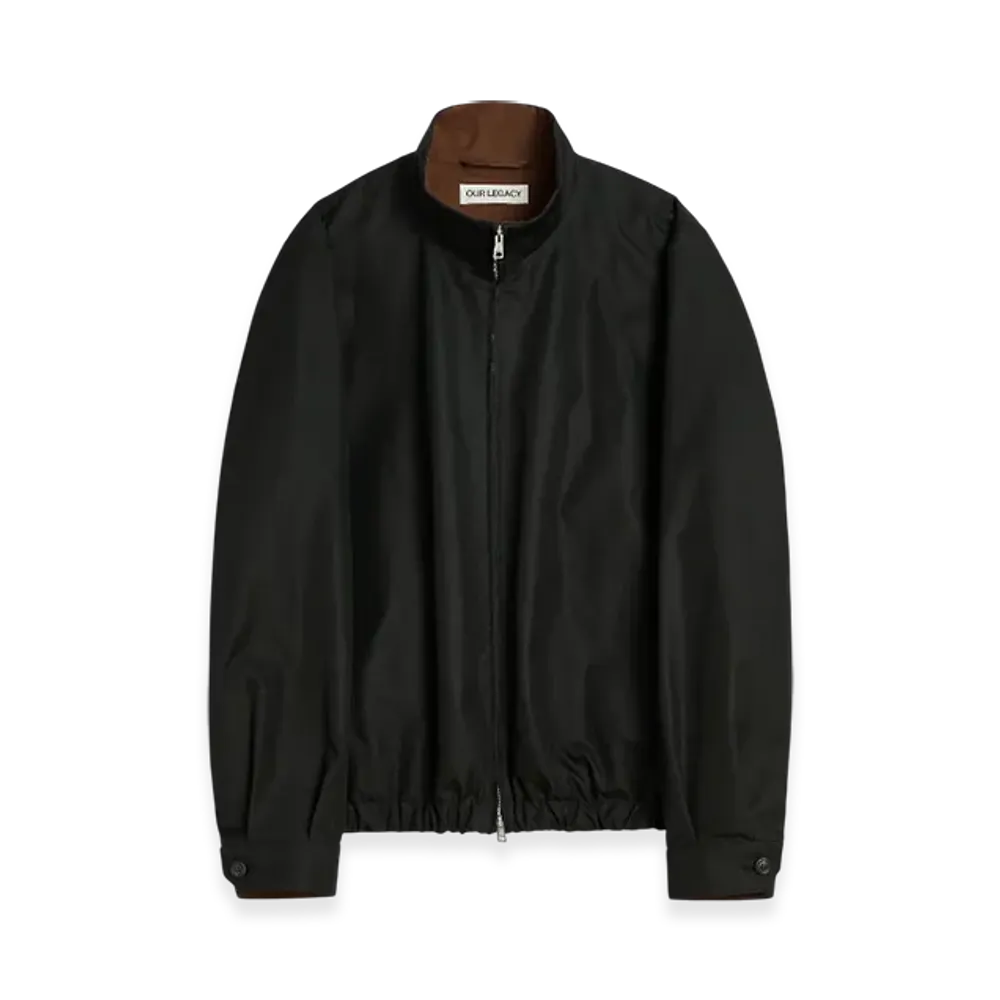 OUR LEGACY Casino Jacket "Tasteful Black Megatwist Twill"