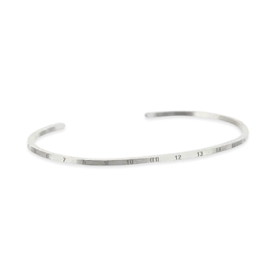 Maison Margiela Number Logo Slim Bracelet "Silver"