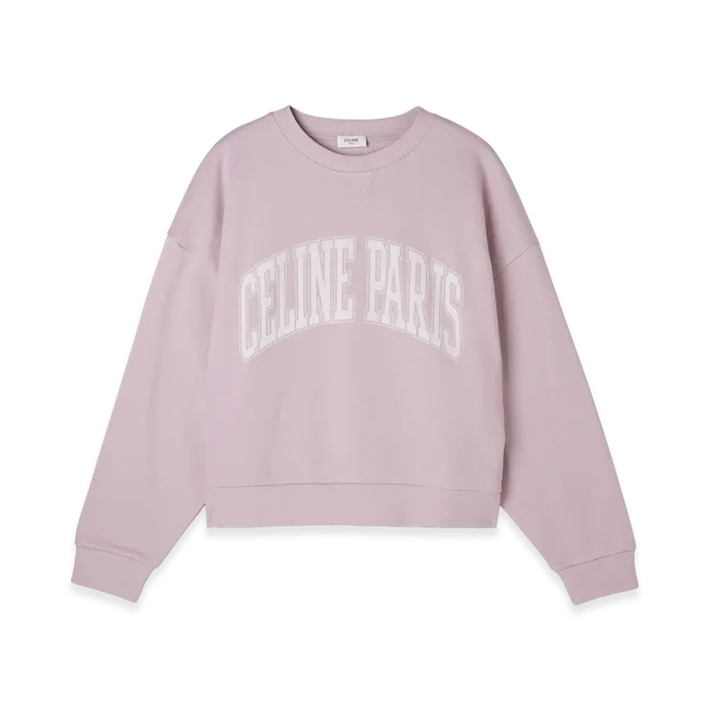 CELINE Sweatshirt "Lightrose/Offwhite"