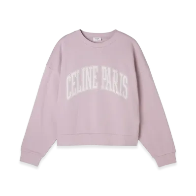 CELINE Sweatshirt "Lightrose/Offwhite"