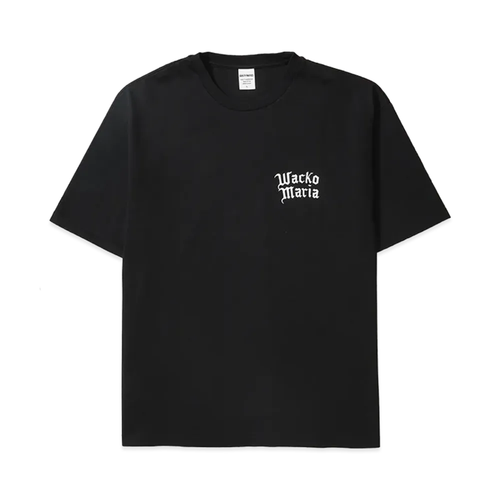WACKO MARIA Washed Heavy Weight T-Shirt "Black"