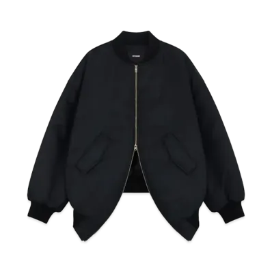 WE11DONE Two-way Bomber Jacket "Black"
