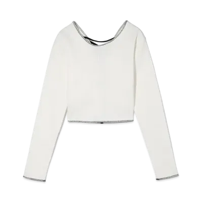 X-Girl 2Way Lace Up Top "White"