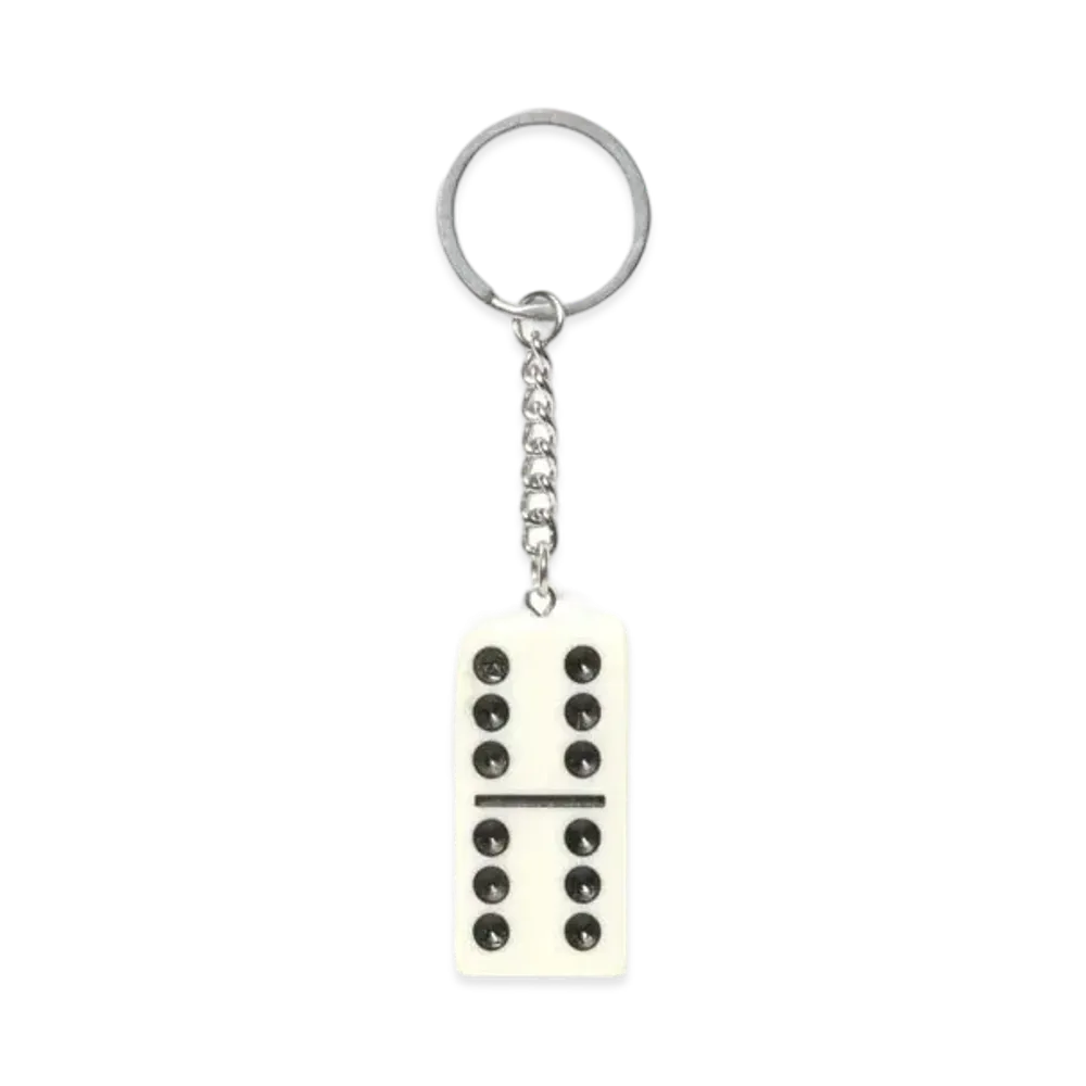 Stussy Domino Keychain "Natural"
