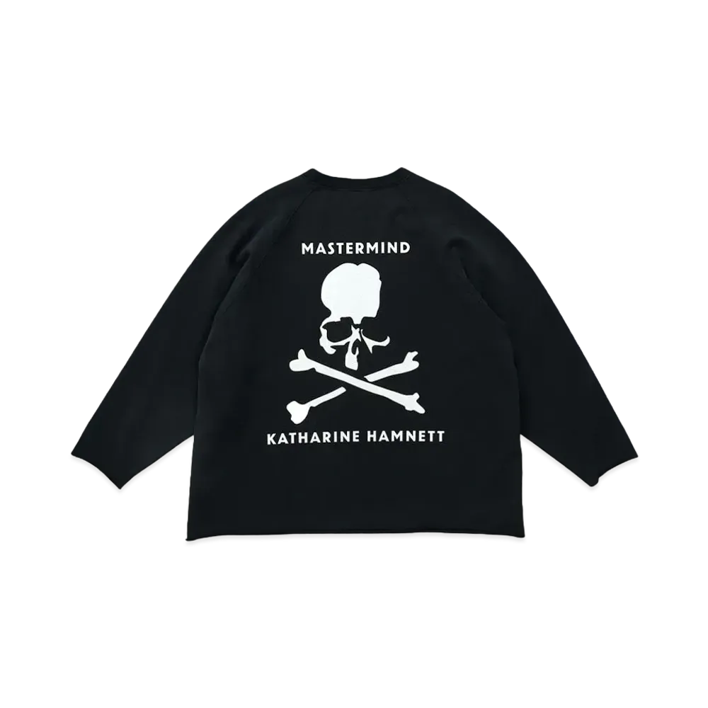  MASTERMIND x KATHARINE HAMNETT CUTOFF PULLOVER/CHOOSELIFE "BLACK"